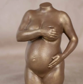 Zwangerschapsbeeldje van Unique Bodyprint - 3D-bodyprint van de buik
