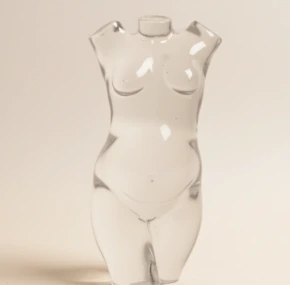 3D-scan van zwangere buik in studio Unique Bodyprint